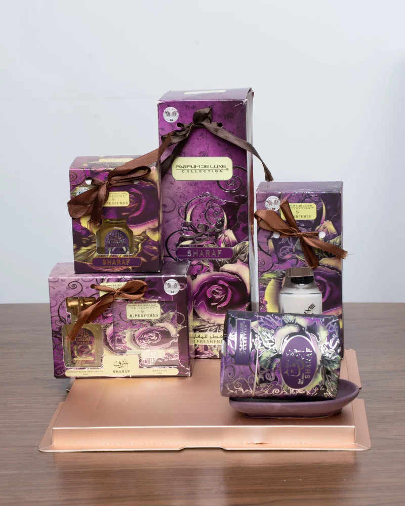 PACK -  Parfum de chambre + parfum de corp + huile de corp + encens