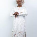 Robe Camisole en bazin avec Broderie