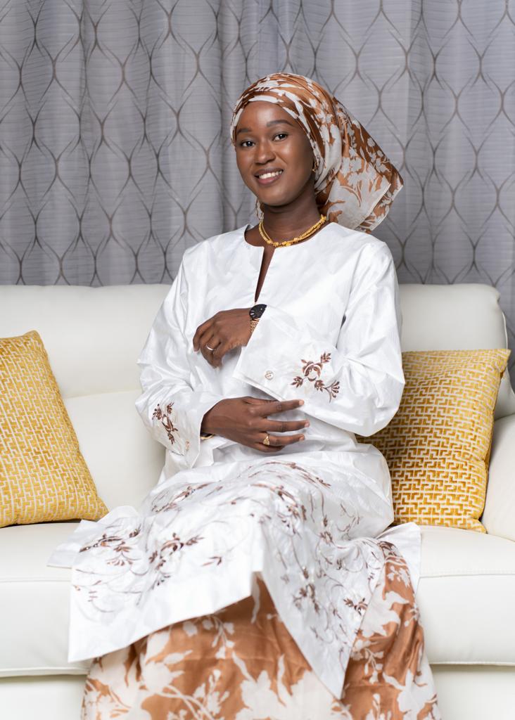 Robe Camisole en bazin avec Broderie