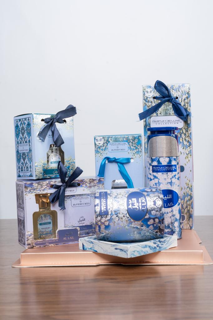 PACK -  Parfum de chambre + parfum de corp + huile de corp + encens